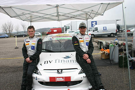 David Falch (tv) og Klaus Verner (th) klar til den store DTC udfordring. (Foto: Motorsporten.dk)